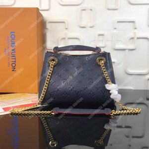 LV Surene BB Monogram Empreinte Leather Marine Rouge - Image 5