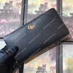 Gucci Leather Zip Around Wallet Black