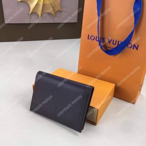 LV Passport Cover Utah Leather Marron - Image 3