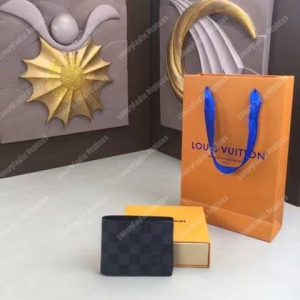 LV Slender ID Wallet Damier Graphite Canvas - Image 5