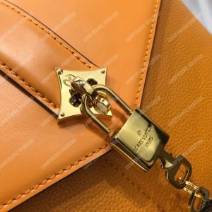 LV Rose Des Vents PM Amaretto Gold Padlock Handbag - Image 9