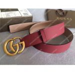 Gucci Leather Belt with Double G Buckle