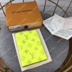 LV Passport Cover Taiga Monogram Jaune