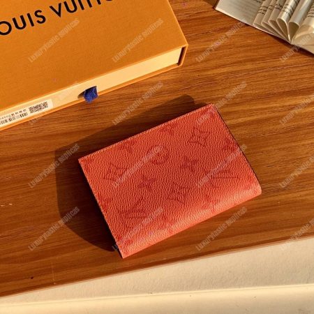 LV Passport Cover Orange - Image 4