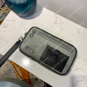 LV Alpha Clutch Spring Summer 2019 Sliver Monogram Satellite - Image 4