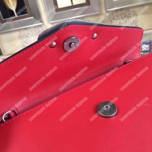 Gucci Lilith Leather Shoulder Bag Red - Image 4