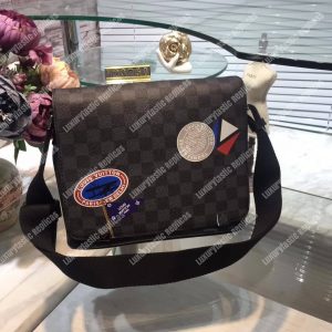 LV District PM Bag Damier Cobalt Canvas Spring Summer 2017 - Image 9