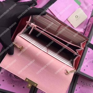 Gucci Padlock Continental Wallet Pink - Image 3