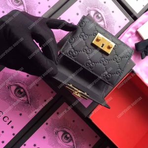 Gucci GG Padlock Wallet Black - Image 6