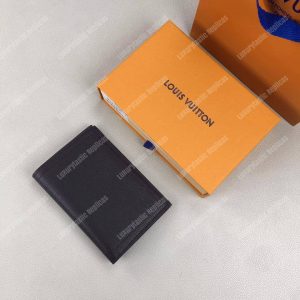 LV Passport Cover Utah Leather Marron - Image 7