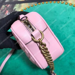 Gucci GG Marmont Matelassé Mini Bag Pink - Image 6
