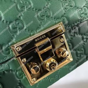 Gucci Padlock Small Signature Shoulder Bag Emerald Green - Image 3
