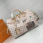 LV Speedy Bandouliere 30 Catogram White/Orange