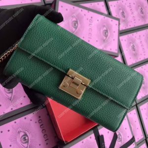 Gucci Padlock Continental Wallet Emerald Green - Image 5