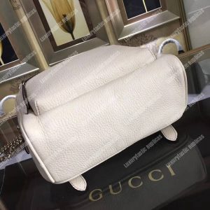 Gucci Soho Leather Chain Backpack White - Image 9