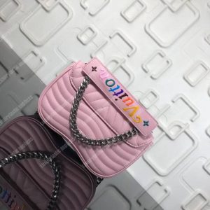 LV New Wave Chain Bag PM Smoothie Pink - Image 8
