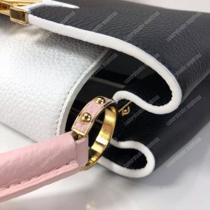 LV Capucines BB Taurillon Python Black White - Image 9