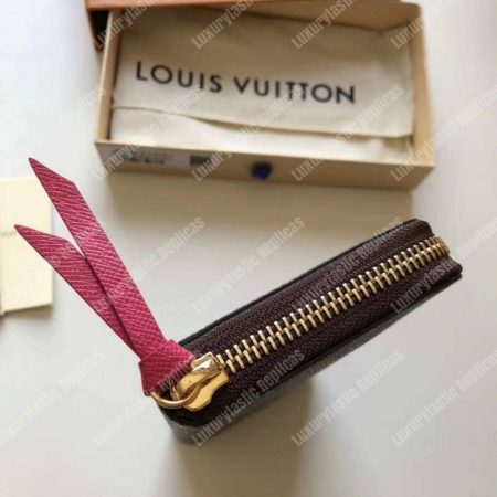 LV Clemence Wallet Monogram Freesia - Image 4