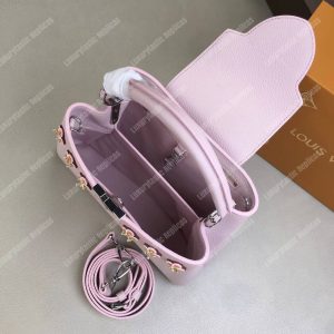 LV Capucines BB Taurillon Leather Rose Ballerine - Image 7