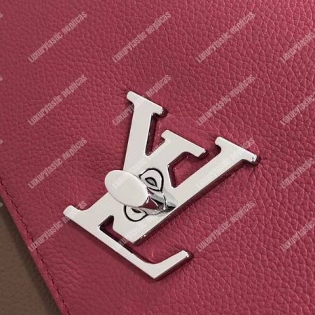 LV MyLockme Handbag Rose Bruyere - Image 6
