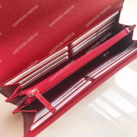 Gucci GG Marmont Quilted Continental Wallet Red - Image 5