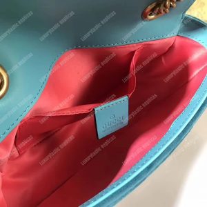 Gucci GG Marmont Embroidered Velvet Mini Bag Bee - Image 8