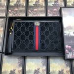 Gucci GG Velvet Pouch Black