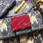 Gucci GG Marmont card case Red