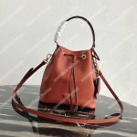 Prada Saffiano Leather Bucket Bag Clay