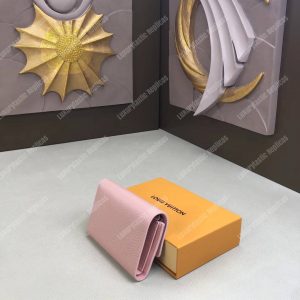 LV Compact Wallet Taurillion Leather Magnolia - Image 4