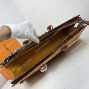 LV Epi Sac Tricot Bag Safran Yellow - Image 5