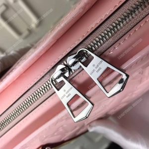 LV Monogram Vernis Neo Triangle Bag Pink - Image 9