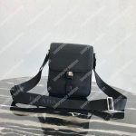 Prada Saffiano Leather Shoulder Bag Black