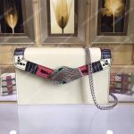 Gucci Lilith Leather Shoulder Bag White