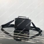 Prada Brique Saffiano Leather Bag Black
