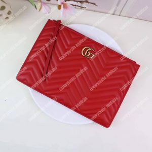 Gucci GG Marmont Pouch Red - Image 6