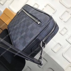 LV Kasai Clutch Damier Graphite Canvas - Image 4