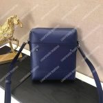 LV Pochette Grigori Cowhide Leather Dark Blue