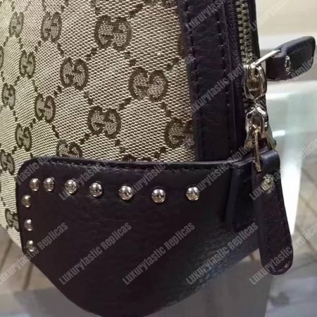 Gucci GG Canvas Top Handle Bag Black - Image 5