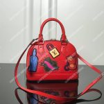 LV Alma BB Epi Leather Trunk-Maker Red