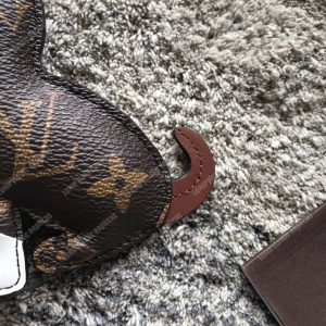 LV Dog Bag Charm and Key Holder - Image 3