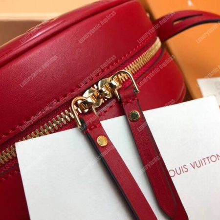 LV Boite Chapeau Souple Monogram Vernis Leather Rouge - Image 9