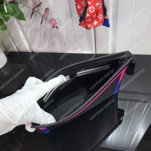 LV Abloh Pochette Voyage MM Taiga Leather - Image 8