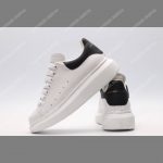 Harrods Alexander McQueen Leather Runway Sneakers White