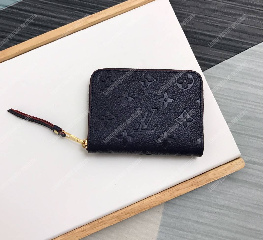 LV Zippy Coin Purse Monogram Empreinte Leather Marine Rouge - LuxuryTastic  Replicas