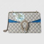 Gucci Dionysus GG Blooms Shoulder Bag Blue Beige/Ebony