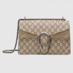 Gucci Dionysus Small GG Shoulder Bag Beige Brown