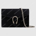 Gucci Dionysus Suede Mini Chain Bag Black