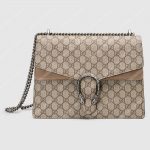 Gucci Dionysus GG Supreme Shoulder Bag Brown