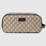 Gucci GG Supreme Toiletry Case Beige/Ebony